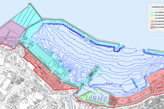 Ley de Puertos - Planta de espacios y usos del puerto de Ceuta