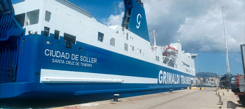 El ferry Ciudad de Sóller, Trasmed