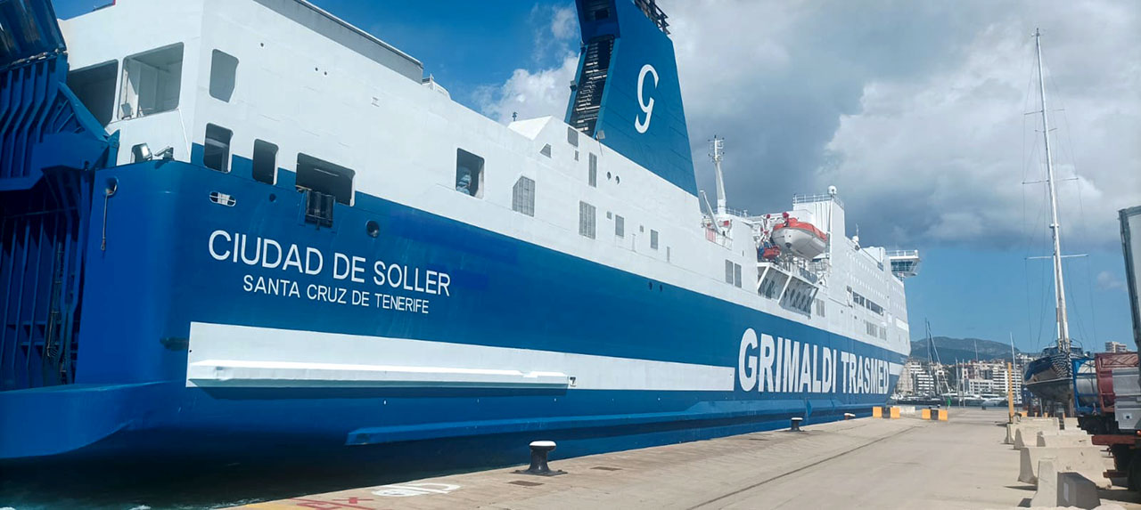 El ferry Ciudad de Sóller, Trasmed