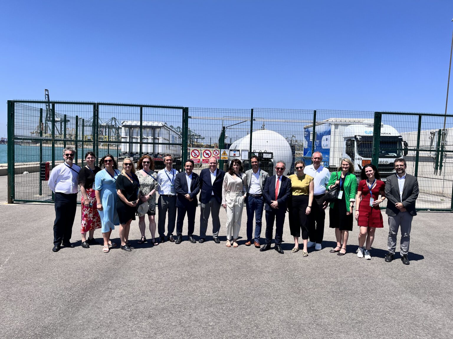 VIsita Medio Ambiente - UE - Valenciaport