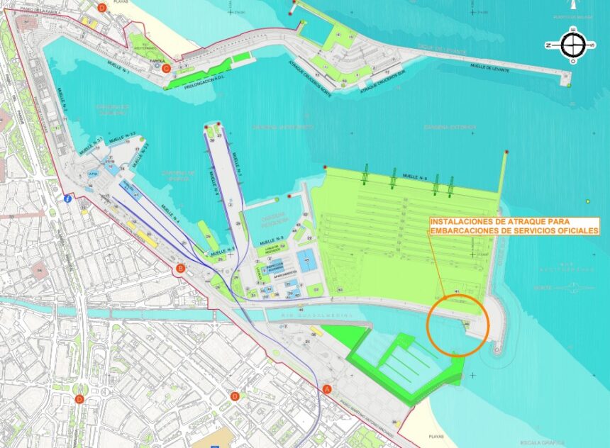 Autoridad Portuaria Málaga - Plano-Muelle de mercancías