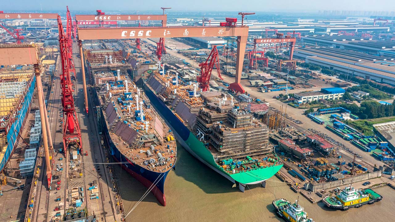 astilleros china gnl