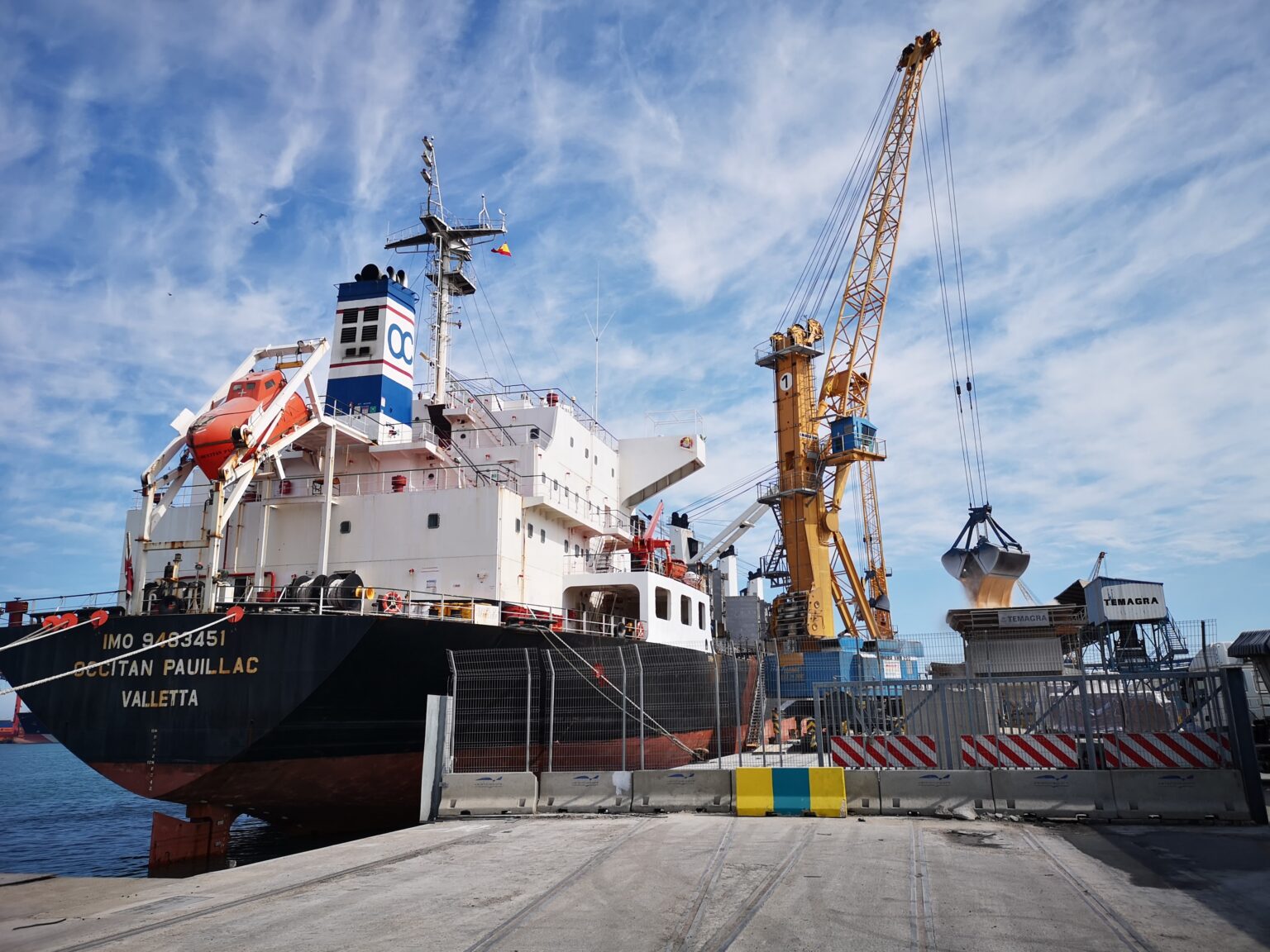 Puerto de Valencia - granos