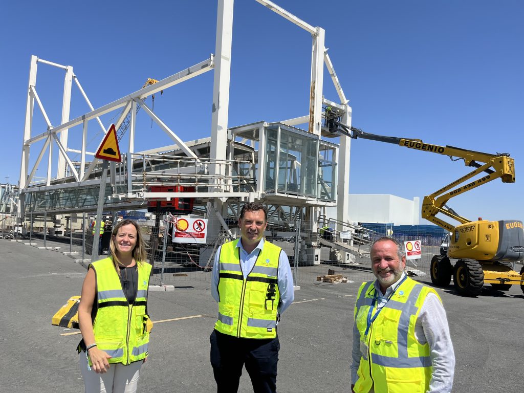 Puerto de Huelva - pasarela