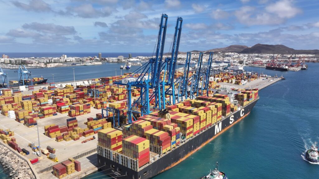 Puerto de Las Palmas - terminal OPCSA - MSC Aurora