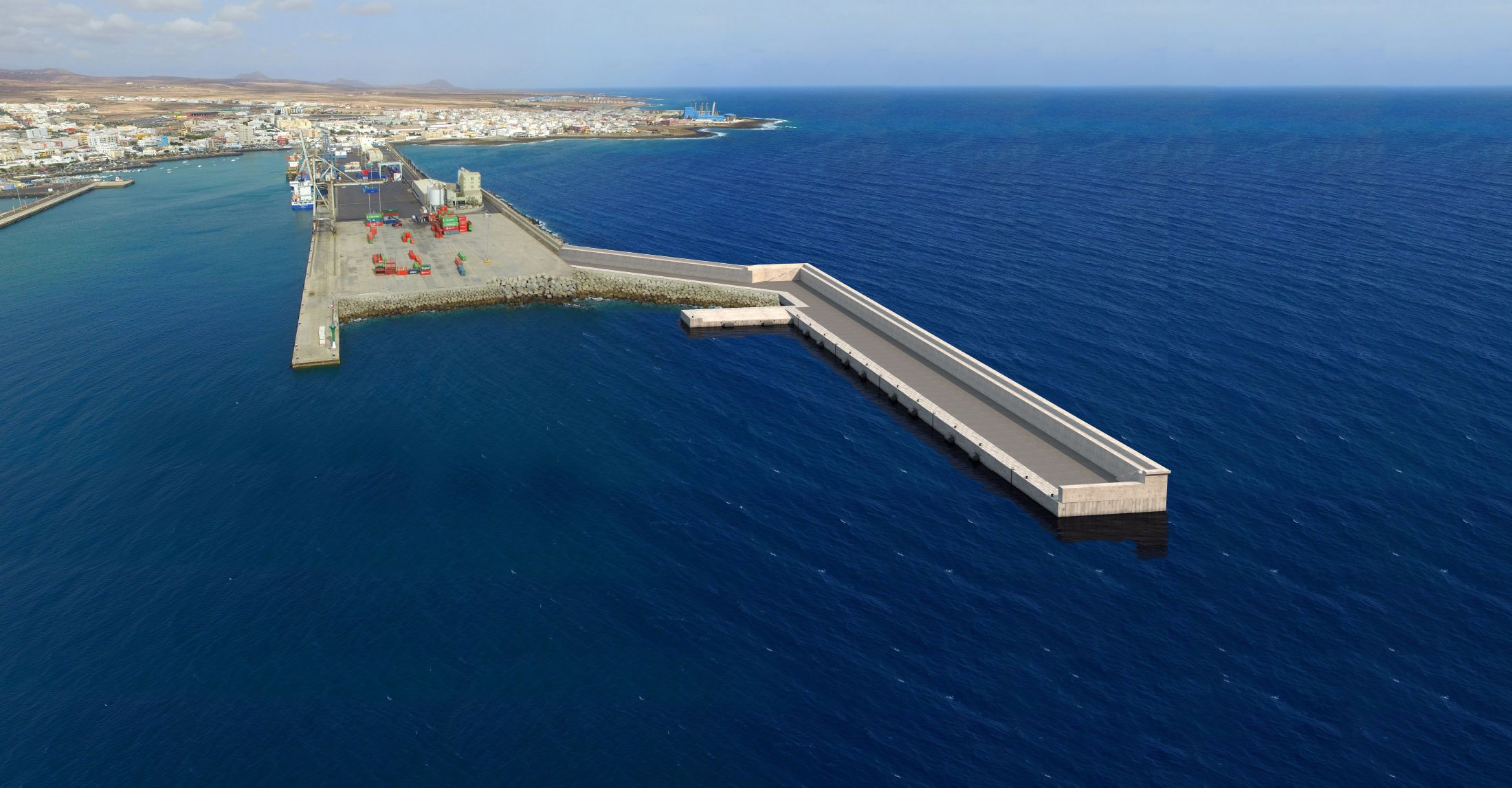 Puerto de Puerto del Rosario - Puertos de Las Palmas - nuevo dique