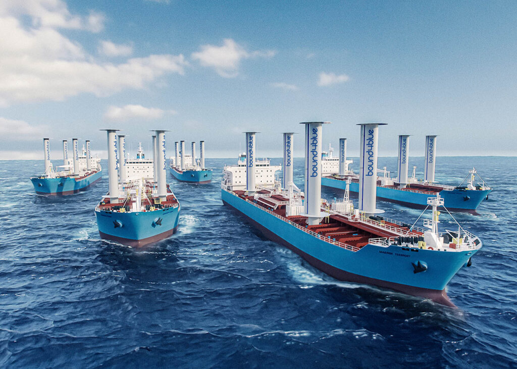 bound4blue instalará 20 unidades de sus velas de succión en cinco petroleros de Maersk Tankers
