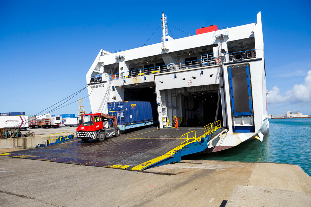 El TMCD internacional ro-ro cae SPC Spain - Transporte Marítimo de Corta Distancia
