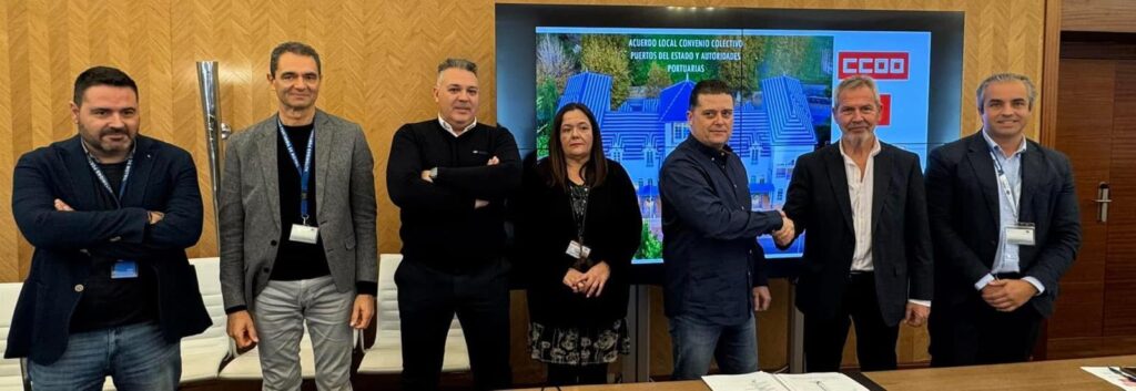 La Autoridad Portuaria de Motril y sindicatos consensúan un nuevo acuerdo local de empresa que recoge mejoras en conciliación, teletrabajo, formación y retribuciones económicas