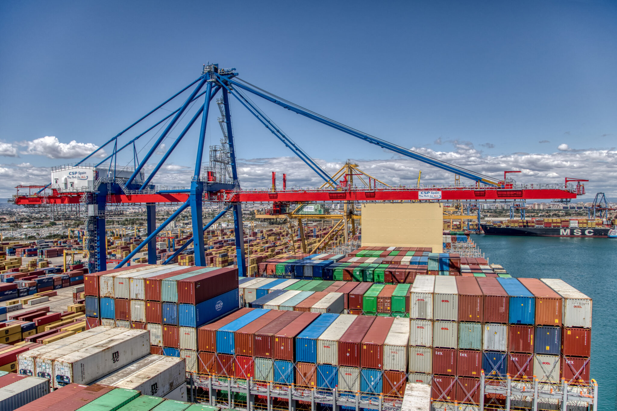 Angola, Israel y Argelia lideran los aumentos de tráficos de Valenciaport en febrero