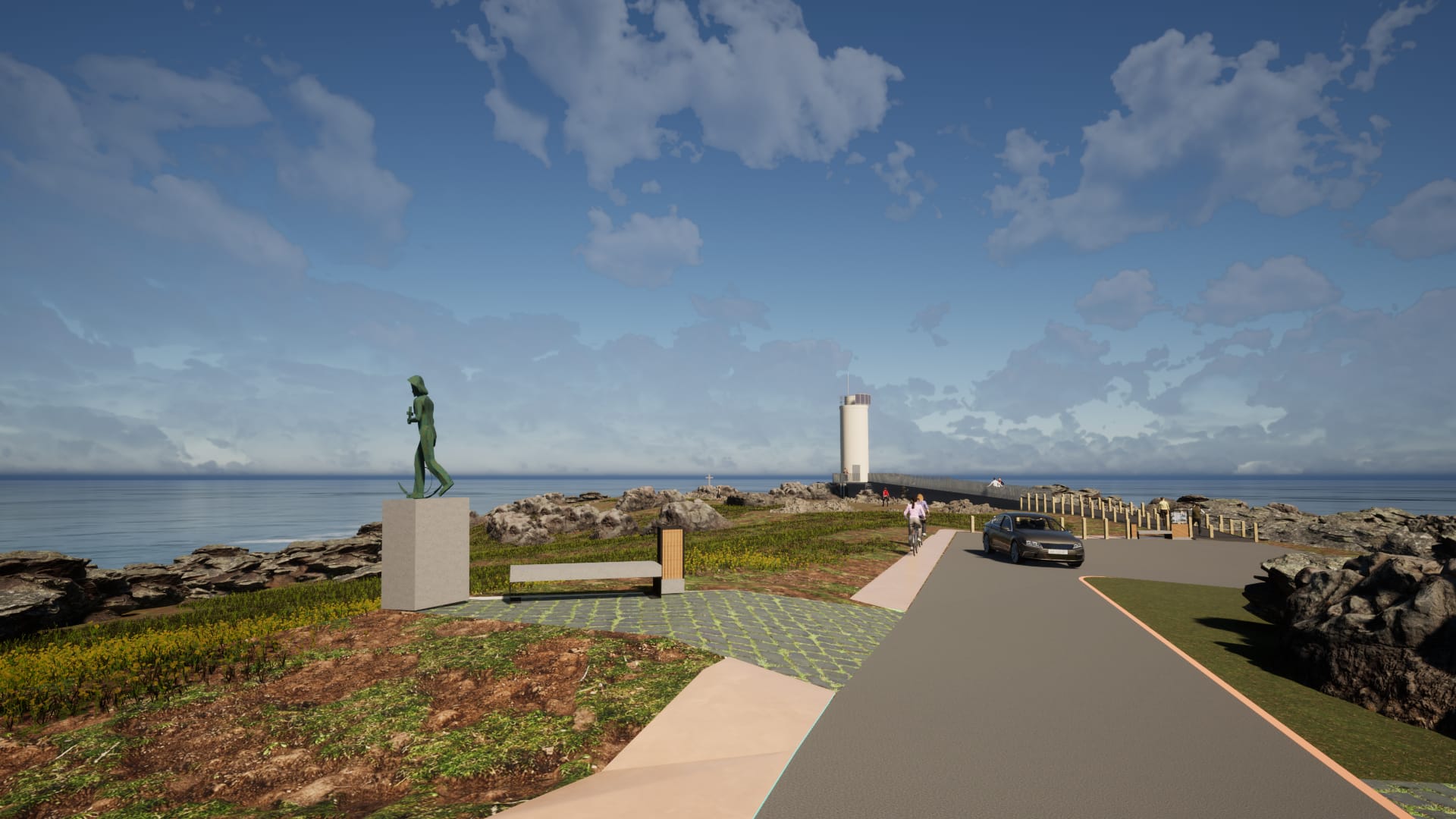 Puerto de A Coruña - Faro Roncudo, en Corme