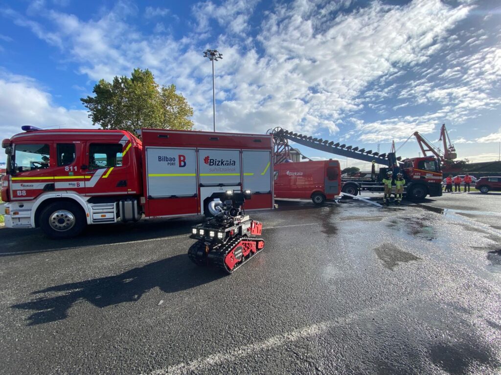 Puerto de Bilbao - bomberos - emergencias