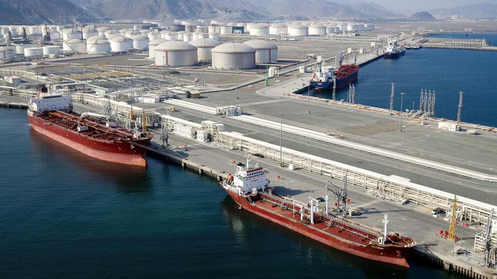 Puerto de Fujairah - estrecho de Ormuz