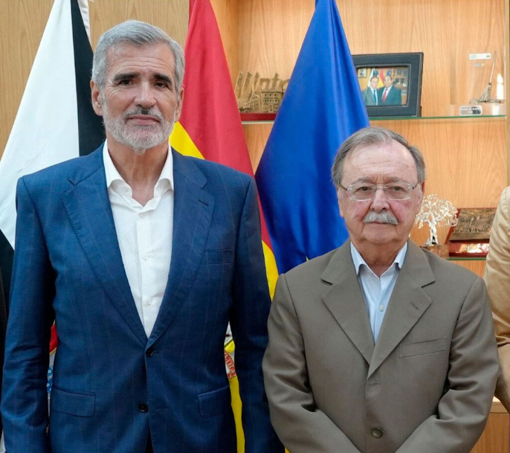 El presidente de Baleària, Adolfo Utor, en Ceuta