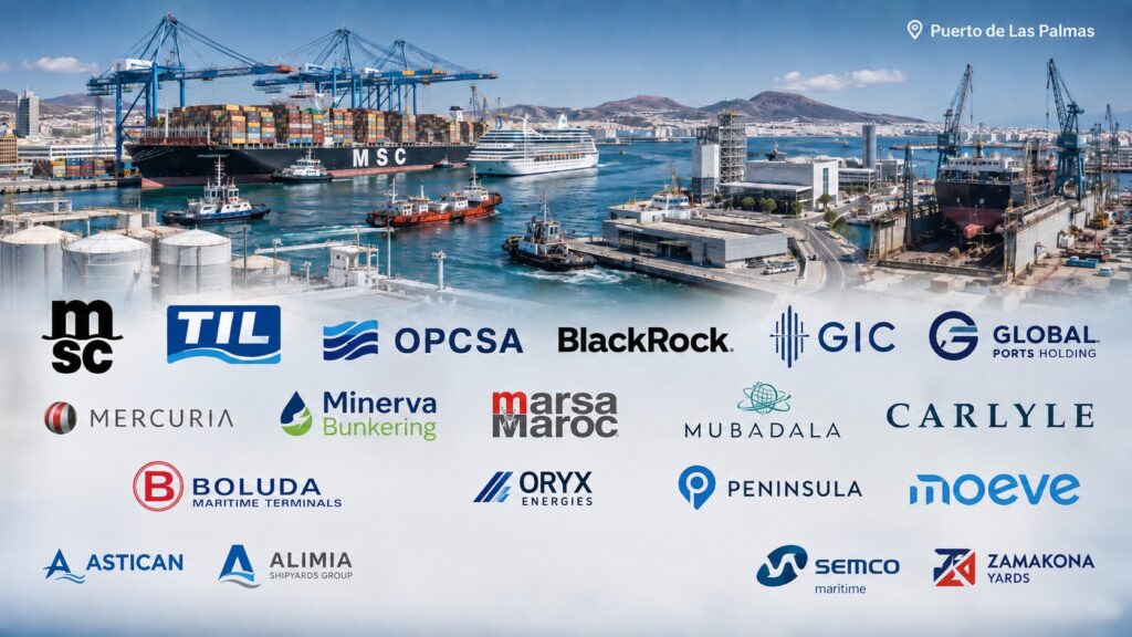 Empresas internacionales en el Puerto de Las Palmas