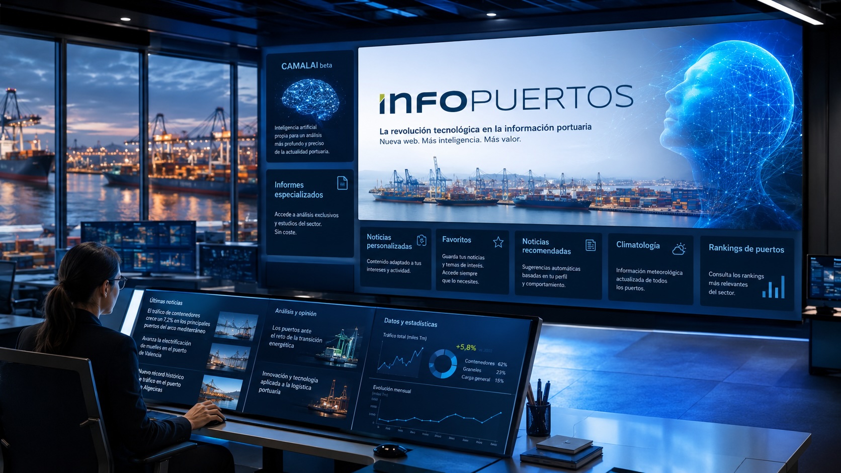 Infopuertos - Infografía