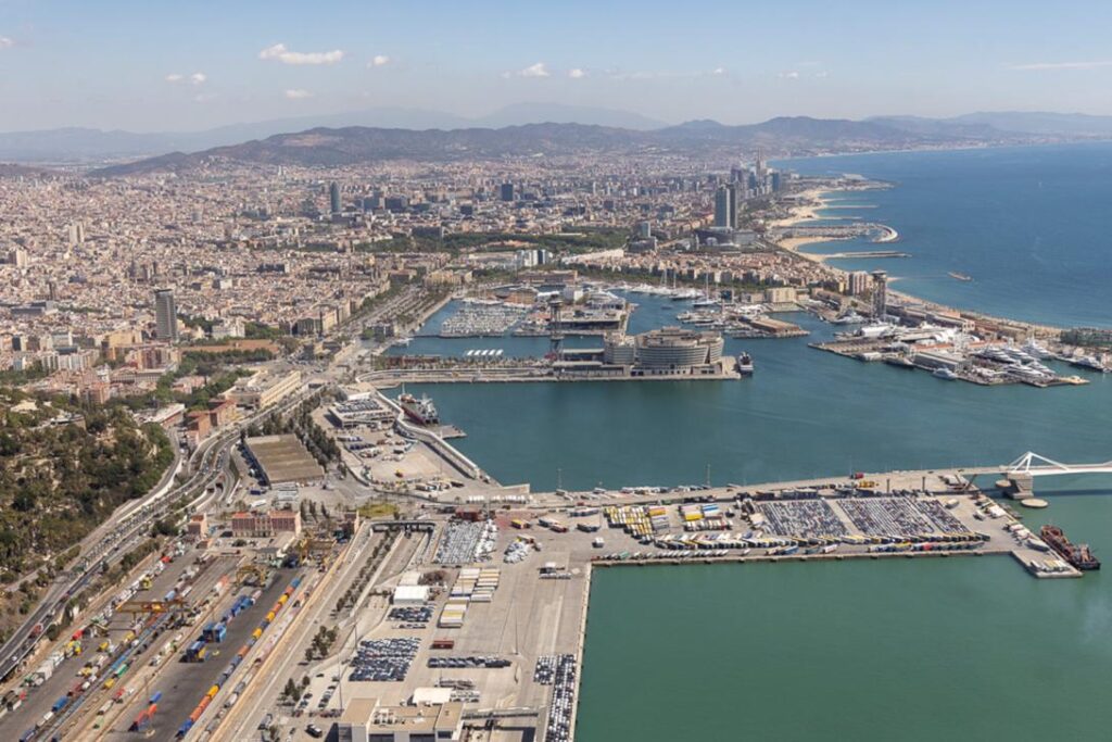 Panorámica general del Port de Barcelona