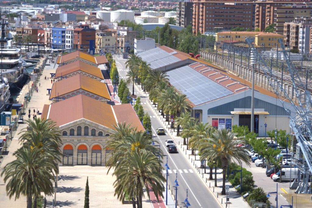 Planta fotovoltaica en el Puerto de Tarragona