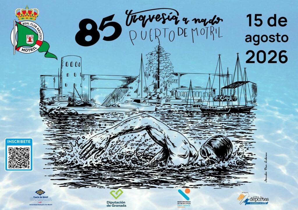 Cartel de la Travesía del Puerto de Motril