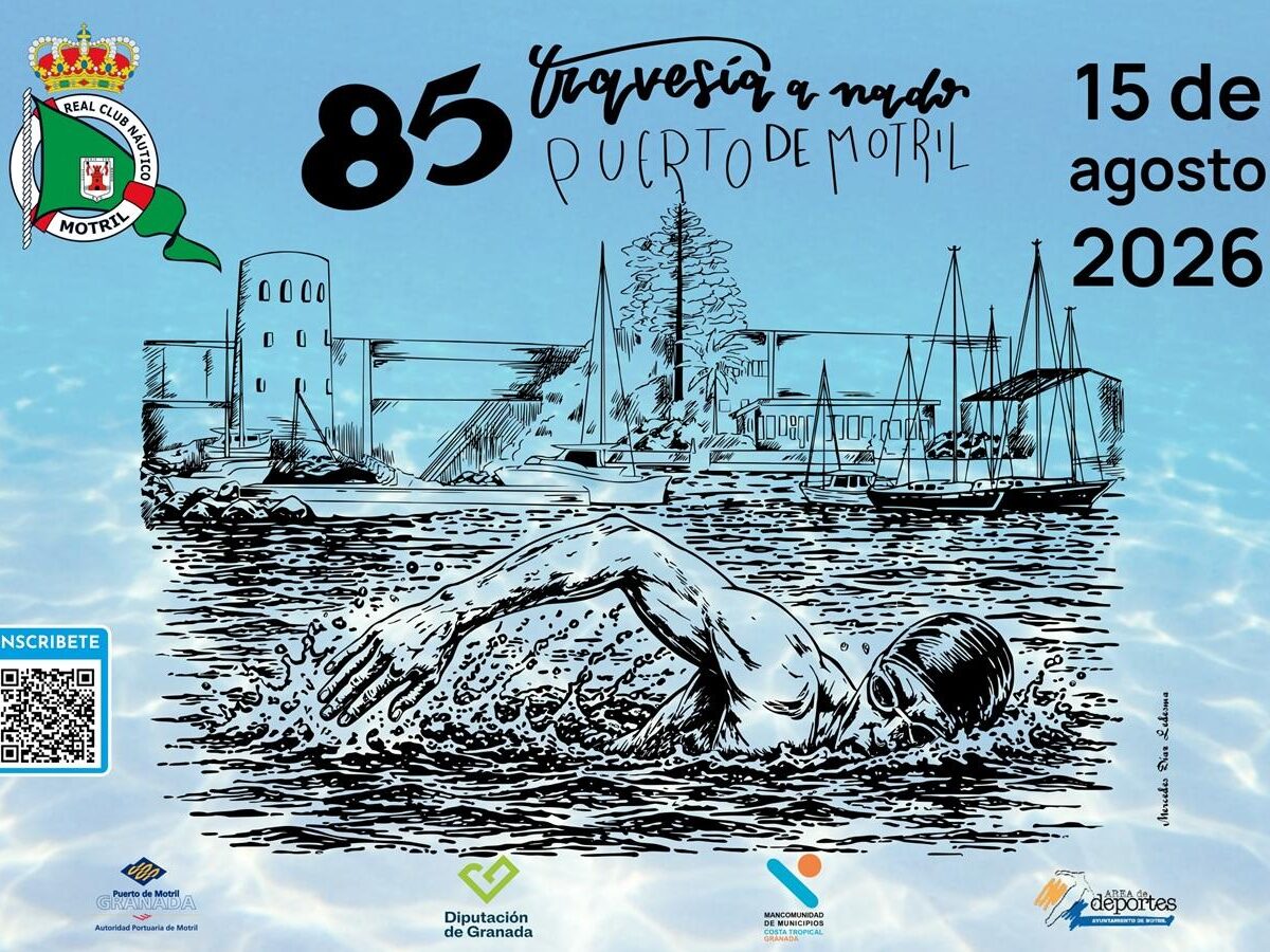 Cartel de la Travesía del Puerto de Motril