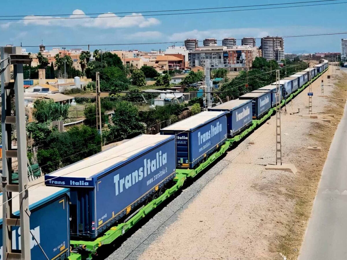 Tráfico ferroportuario en el Puerto de Valencia