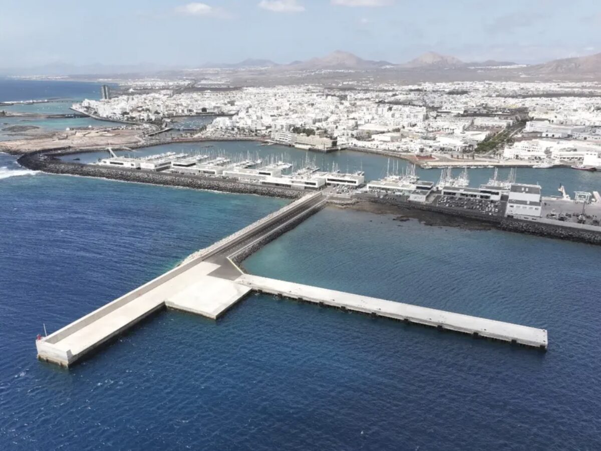 ampliación del muelle de Naos, en el Puerto de Arrecife